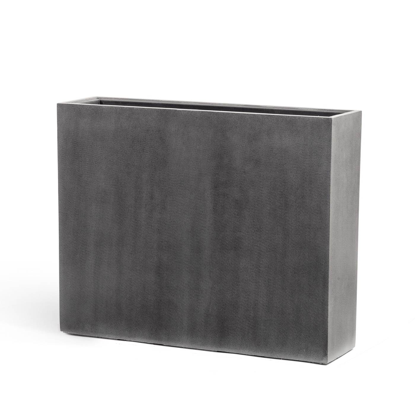Кашпо TREEZ Effectory Beton Высокий Дивайдер Тёмно-серый бетон