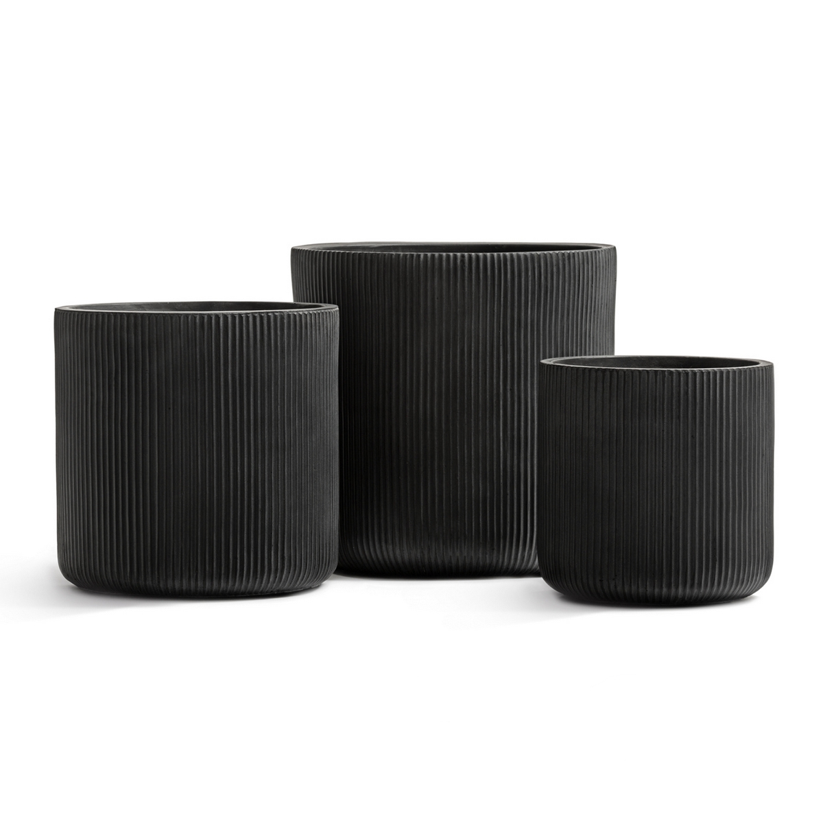 Кашпо Treez Ergo Jet Цилиндр Антрацит - 45 x 45