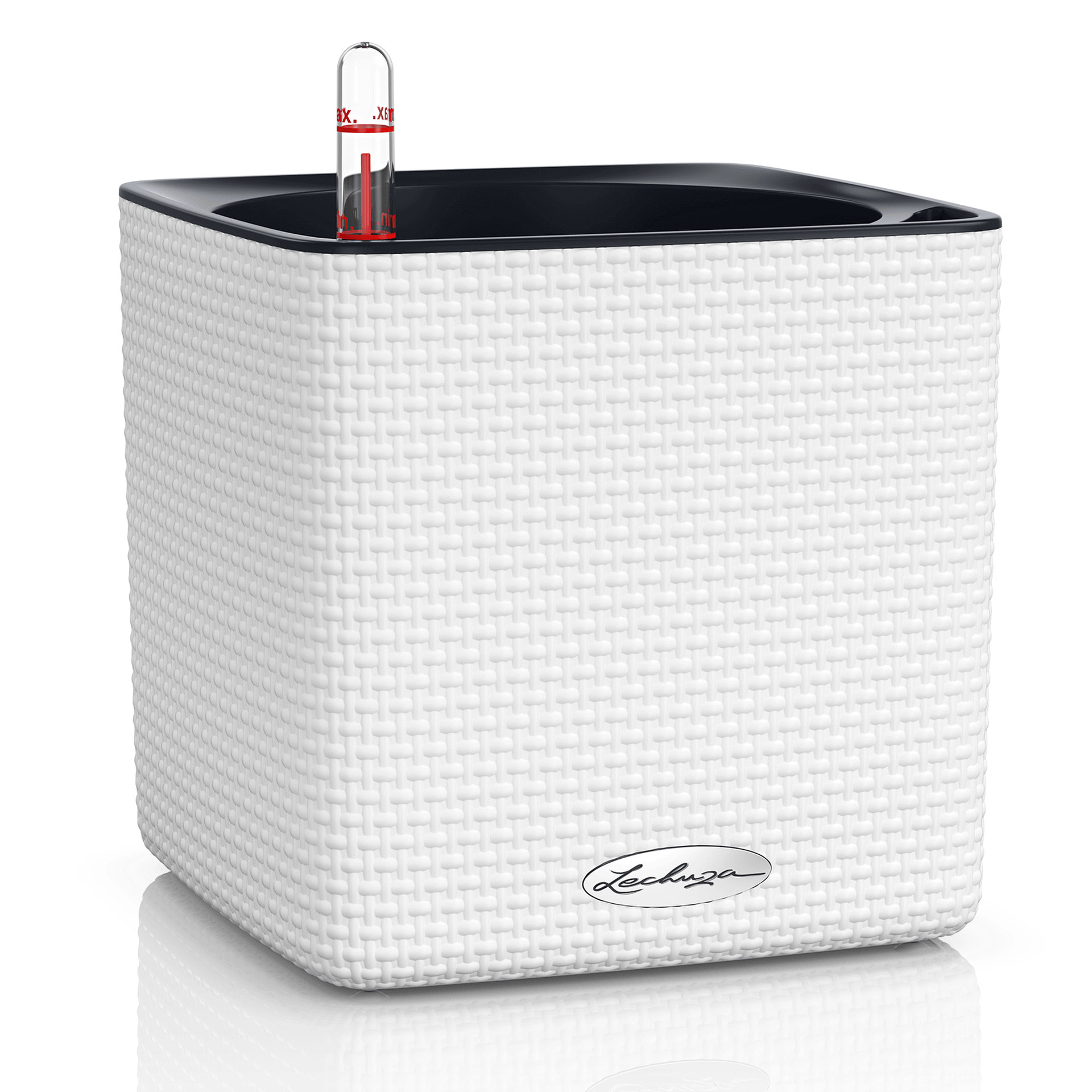 Кашпо Cube Color - белый, 14 х 14 х 14