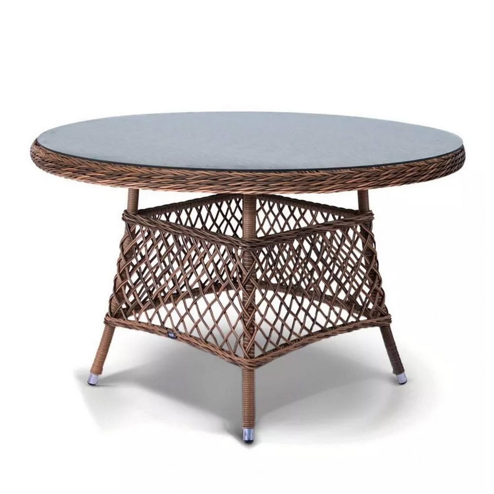 Стол Эспрессо - коричневый, Диаметр 118