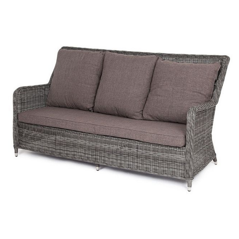 Диван Гляссе 3х местный - графит