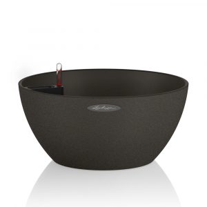 Кашпо Cubeto Color - графитовый черный, 30 x 13